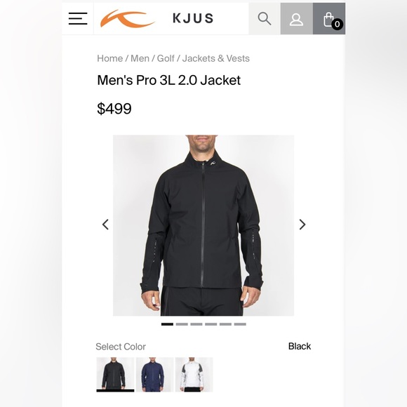 kjus Jackets & Coats Nwot Kjus Mens Pro 3l 2 Golf Jacket Poshmark
